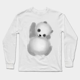 Sweet little baby panda Long Sleeve T-Shirt